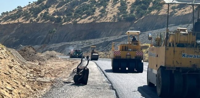 بهسازی شریان‌های حادثه‌خیز مریوان کلید خورد