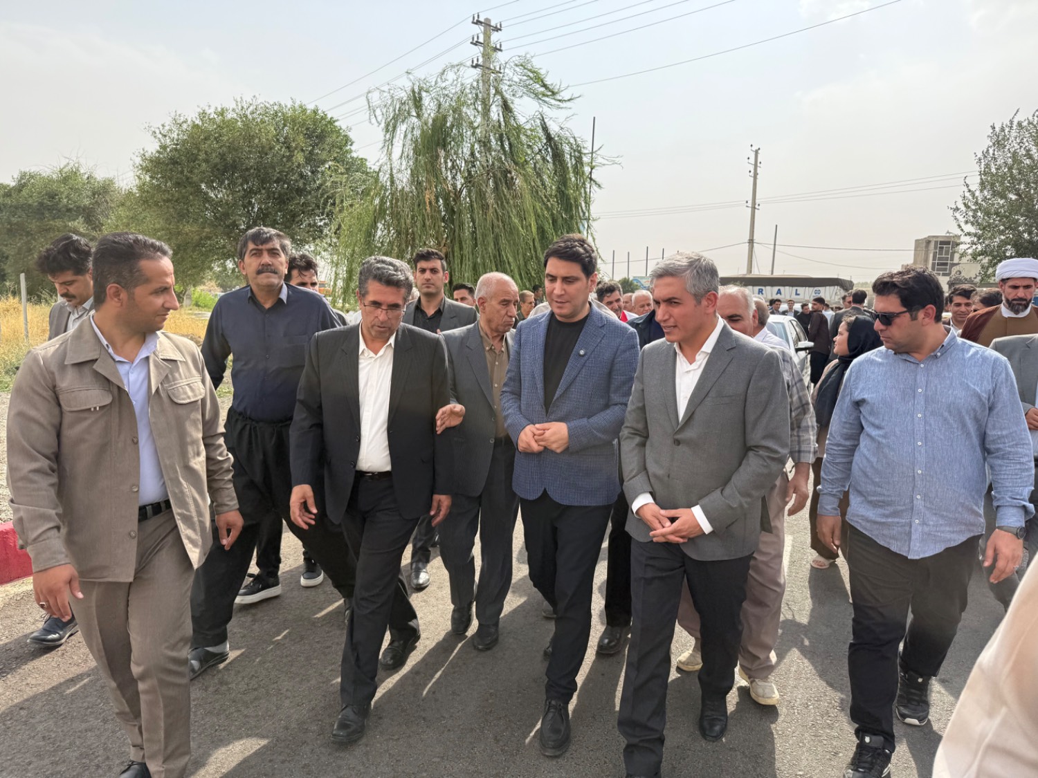 افتتاح دو‌ کمربندی شهر کامیاران با حضور استاندار کردستان