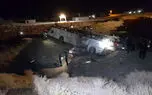 ورود فوری دادگستری راور به حادثه واژگونی اتوبوس کارگران معدن/ برخورد قانونی با مقصران احتمالی حادثه اتوبوس کارگران معدن